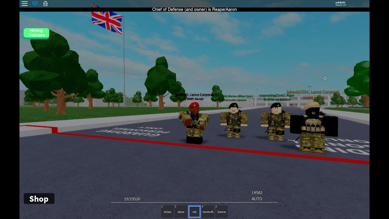 Sandhurst Military Academy Uncopylocked - roblox military base uncopylocked