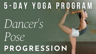 5-day Program: Dancer's Pose Progression | Meghan Currie Yoga 🌶🌶🌶