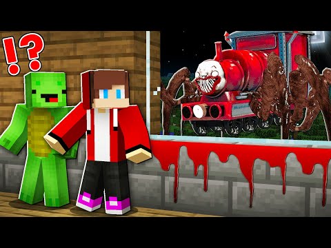 How Jj And Mikey Escape From Choo-Choo Charles In Minecraft -