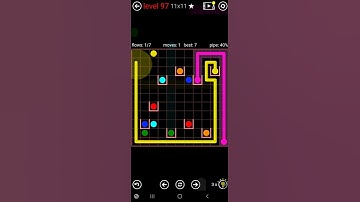 How To Solve Flow Free Pockets Pack Level 97 11x11 Board Harder Walk Through Solution Walkthrough