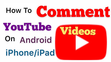 How to comment on youtube video on android mobil iphone ipad,to comment on mobil phone youtube video