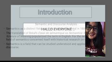 discourse semantic