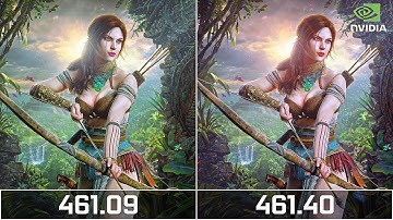Driver 461.09 vs. Driver 461.40 - NVIDIA Game Ready Driver Comparison