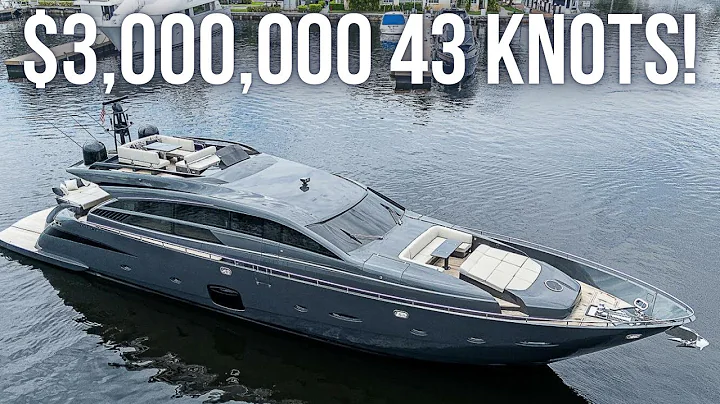 $3,000,000 ULTRA FAST Pershing 92 SuperYacht Tour