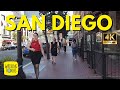 Gaslamp Quarter | San Diego Travel | Downtown San Diego | 4K Ultra HD Walking Tour