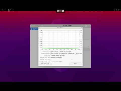 Test the performance of disk on Ubuntu Desktop for Raspberry Pi using Disks(gnome-disk-utility)