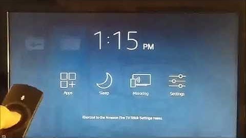 How to FORCE CLOSE Kodi on the Amazon Fire TV Stick without unplugging the USB cord