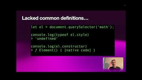 MathML Core, by Brian Kardell