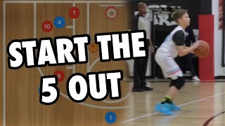 How To Start The 5 Out Offense