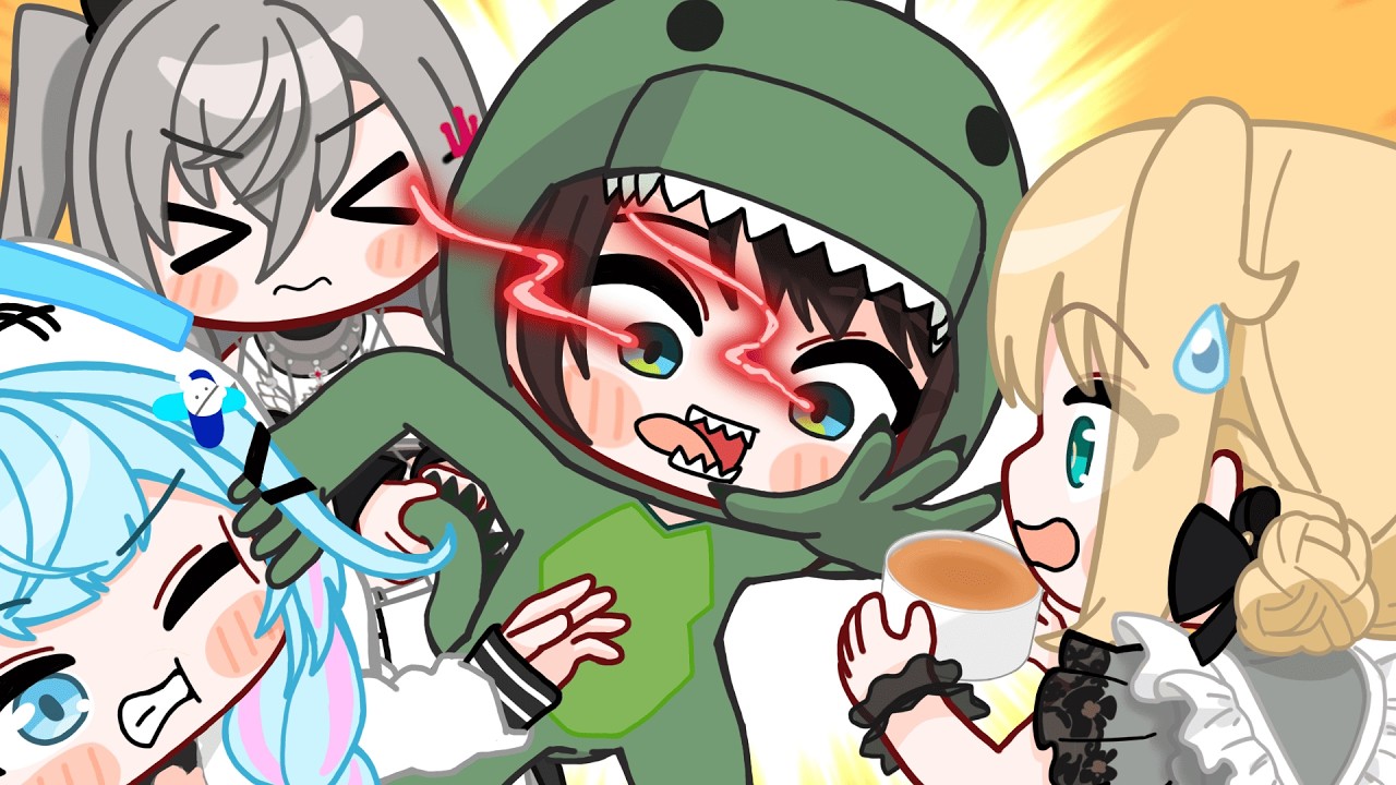 【手描き】いろはの手作りお菓子争奪戦! 後輩への優しさを失う大空スバル【大空スバル/風真いろは/響咲リオナ/水宮枢/ホロライブ/ホロライブ 切り抜き/hololive】