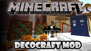 Minecraft | DecoCraft Mod | TARDIS,DISCORD, AND MORE! screenshot 2