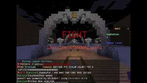 RustV2 duel 1v1 Black20 vs me