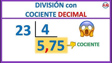 📌 DIVISIÓN con COCIENTE DECIMAL | Super fácil 😊 | Ejercicio N° 1