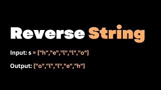 12. Reverse String - leetcode #344 | Java DSA LeetCode Solutions