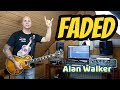 Alan walker  faded  electric guitar cover by mike markwitz