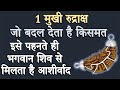 इस रुद्राक्ष के चमत्कारी फायदे पहनने वाले का जीवन बदल देते है | EK MUKHI RUDRAKSHA