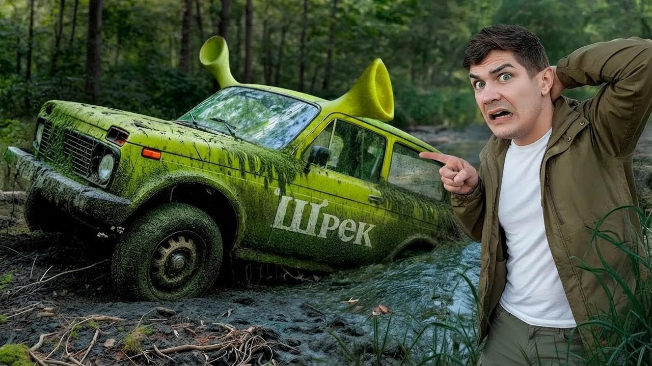 Ми знайшли розбиту машину Шрека! Забутий вантажівка на болоті Шрека