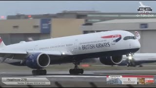 5 hours at London #Heathrow Airport with go-around and runway closure drama!