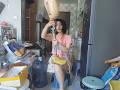 Lingo: Sak Amputee Girl Demonstrating how to wear a prosthetic leg #wheelchair #disability #oneleg