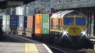 Class 66 No. 66413 departing Didcot Parkway - 13/08/2019