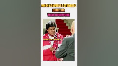 | Commerce Students | #memes #shorts