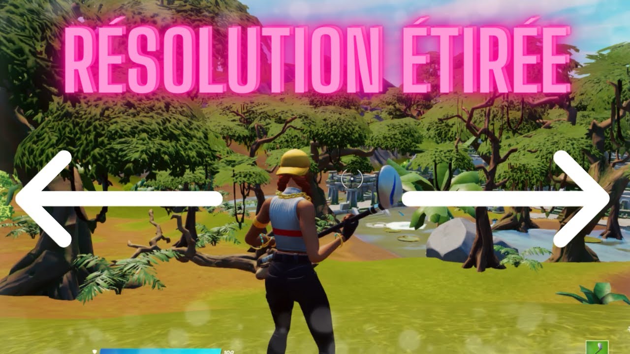 COMMENT AVOIR UNE RÉSOLUTION ÉTIRÉE SUR FORTNITE CHAPITRE 3. YouTube