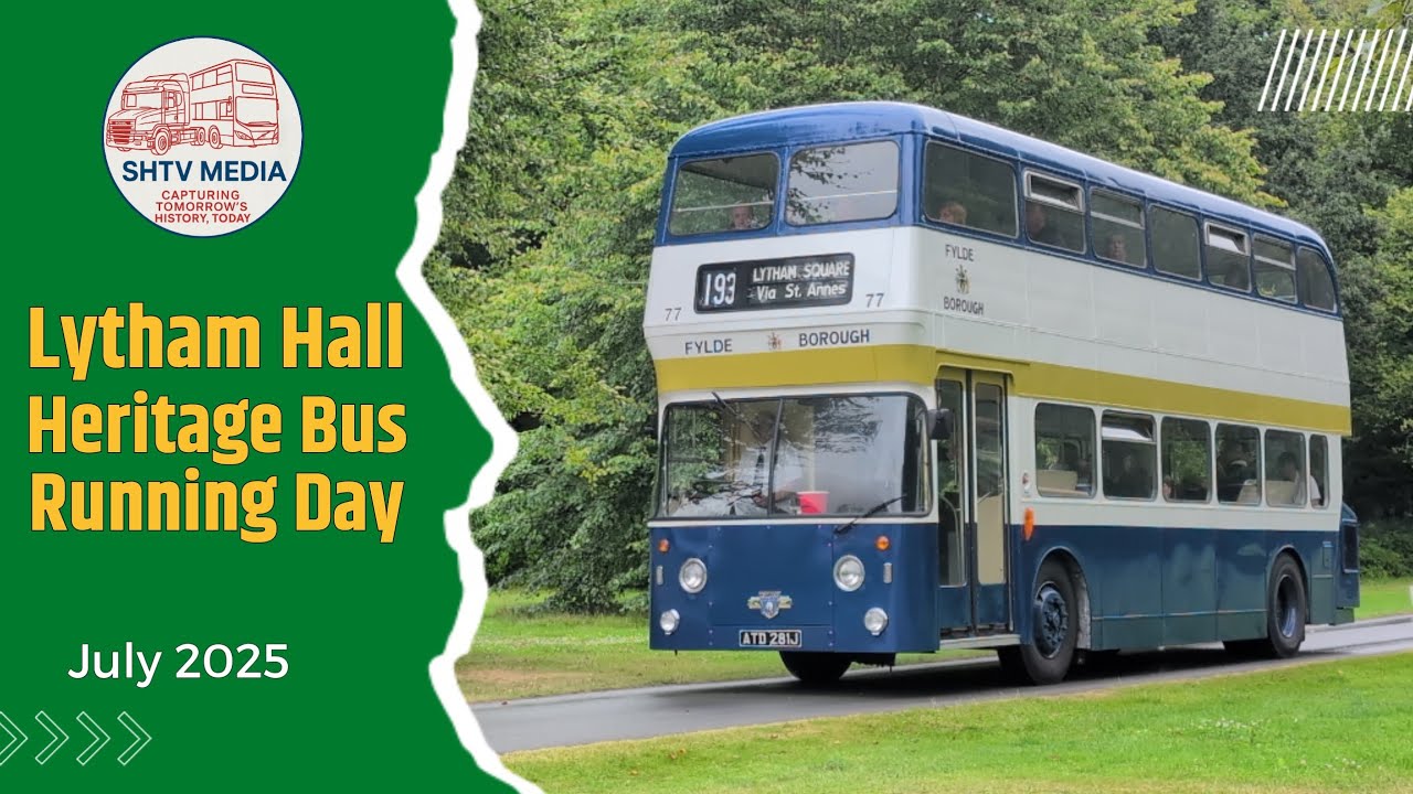 🚌 Classic Buses at Lytham Hall | RVPT Running Day 2025