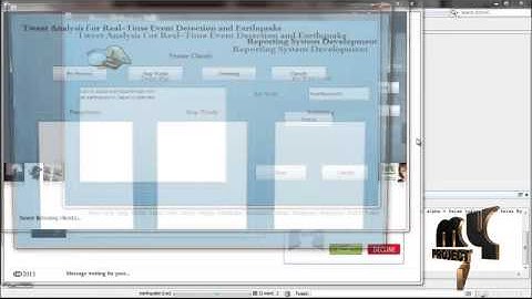 Final Year Projects | Tweet Analysis for Real-Time Event Detection and Earthquake