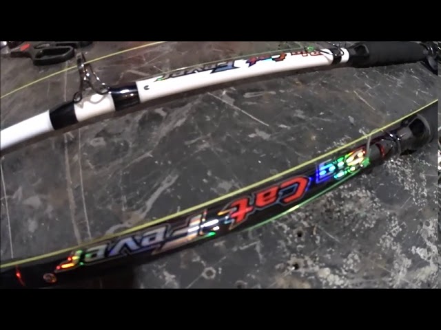 Initial look: Big Cat Fever Rods Medium and Medium Heavy Power. 