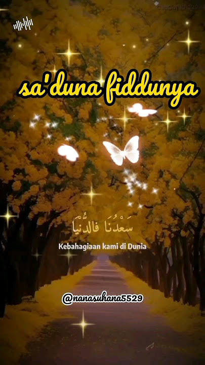 Sa'duna fiddunya [ jedag jedug ] #shortsvideo #sholawat @nanasuhana5529