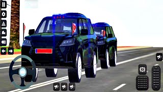 Car Simulator - President Police Car Convoy - Best Car Games - Android ios Gameplay screenshot 4