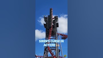 Thumbnail of SIREN’S CURSE TILT COASTER IN ACTION! #CedarPoint