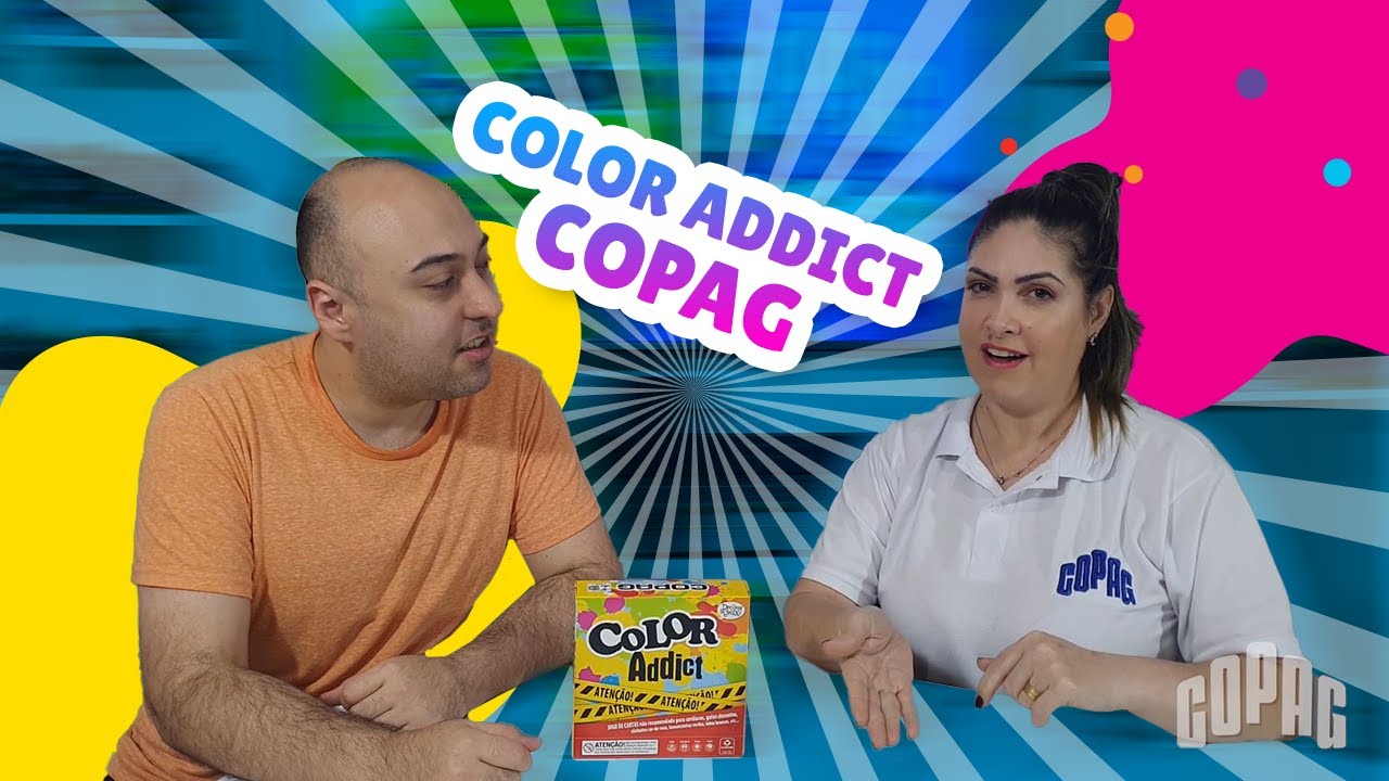 Color Addict Jogo Com 110 Cartas Cores E Nomes Original - Copag