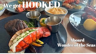 We ate EVERYTHING @ HOOKED Seafood aboard Wonder of the Seas