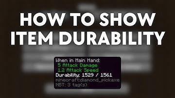 How to See Item Durability in Minecraft | Java & Bedrock Guide
