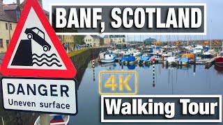 4K City Walks: Banff, Scotland - Virtual Walk and Walking Treadmill Video