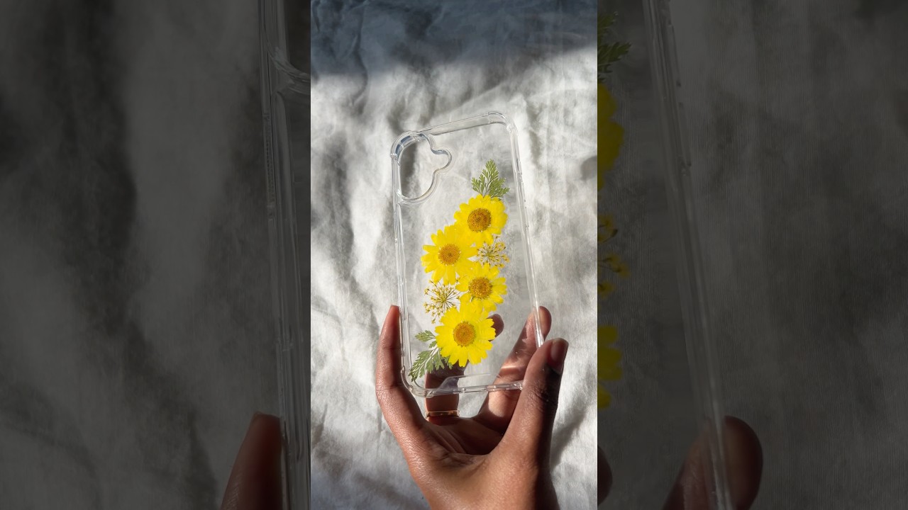 Resin Pressed Flower Phonecase Tutorial 