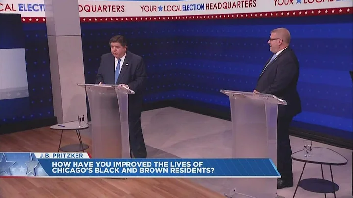 Pritzker, Bailey spar over crime, classroom curriculum in final debate