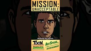 Tom Cruise Stops Missioning - Toon Sandwich #Funny #Missionimpossible #Tomcruise #Shorts