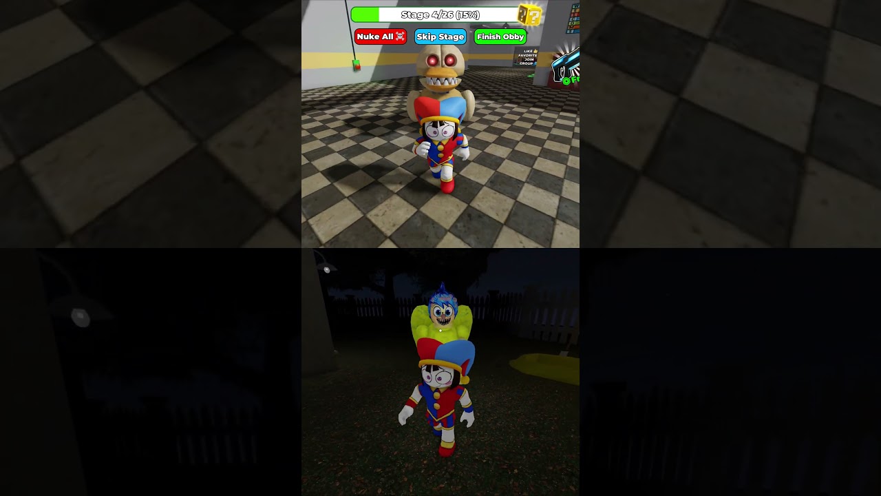 DUCK BOT BARRY'S PRISON & INSIDE OUT 2 JOY GRUMPY GRAN = ROBLOX GAME