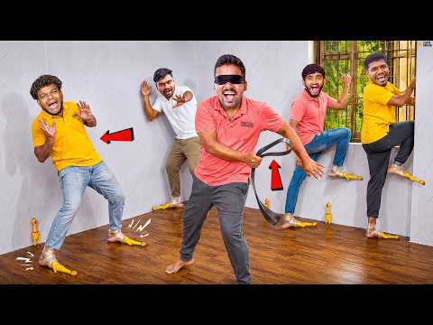 Blind Fold Belt Beating Challenge - Gone Funny 🔥🔥 Telugu Experiments