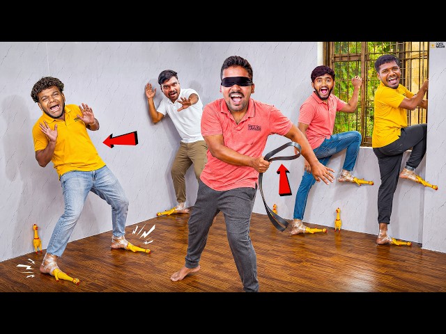 Blind Fold Belt Beating Challenge - Gone Funny 🔥🔥 Telugu Experiments