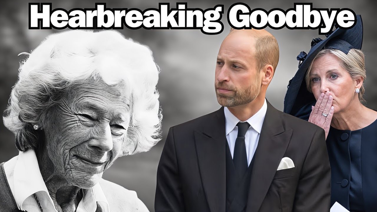 Принц Уильям и герцогиня Эдинбургская скорбят по любимому другу королевской семьи на частных похо...