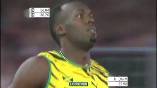 Men's 4 x 100m Relay Final (Usain Bolt) Commonwealth Games 2014