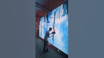 Indoor cinema room LED screen. #ledvideowall #leddisplay #ledwall #ledwalldisplay #shorts