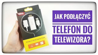 Jak podłączyć telefon do telewizora? Adapter Unitek USB - HDMI M101AWH | ForumWiedzy