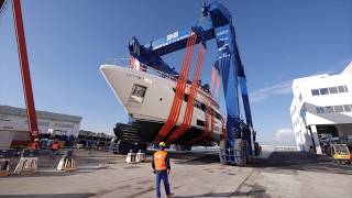 Luxury MegaYacht - Custom Line Navetta 33#6 launch - Ferretti Group