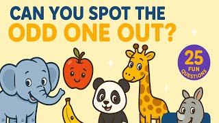 Can You Spot the Odd One Out? | 25 Fun Quiz Questions