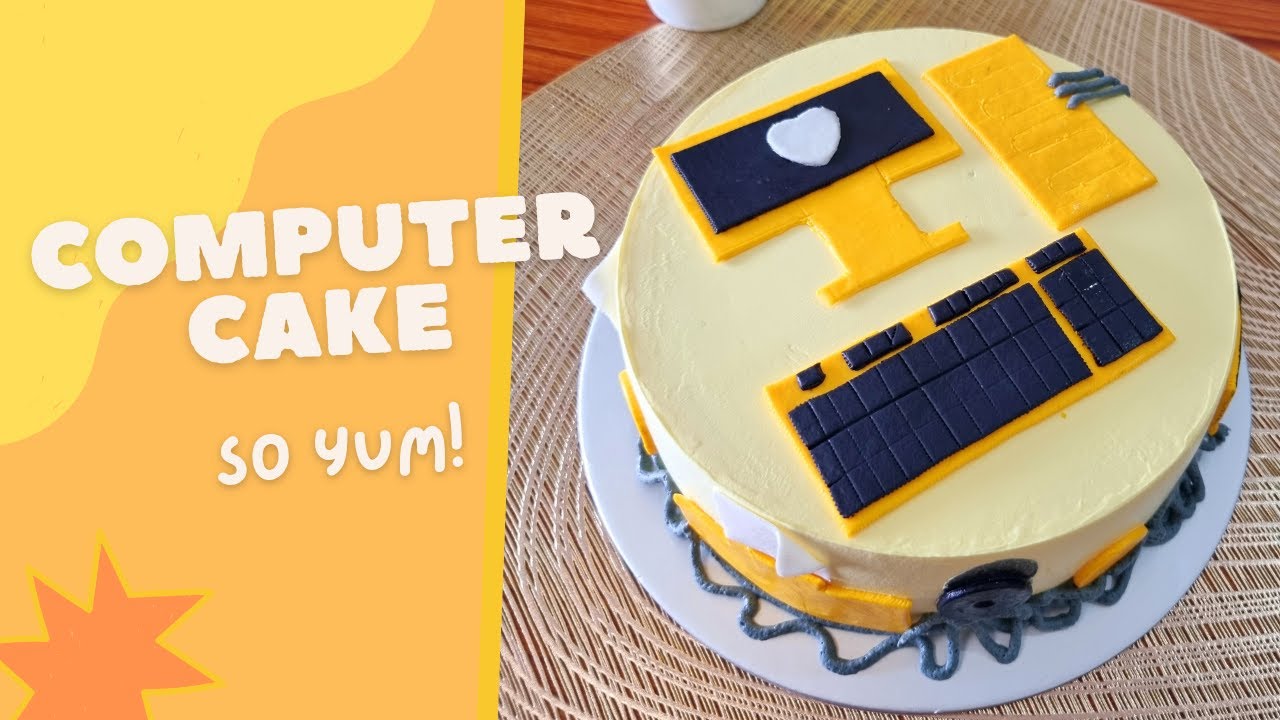 Computer Theme Cake Decoration! | For the Computer Lovers!