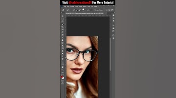 Turn Normal Glasses to Color Sunglasses in Adobe Photoshop #shorts #photoshop #photoshoptutorial
